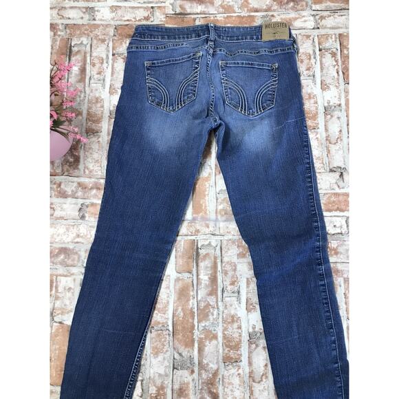 Hollister Denim Slim Fit Skinny Blue Jeans Dark Wash 1S W25 L29 - Picture 2 of 5